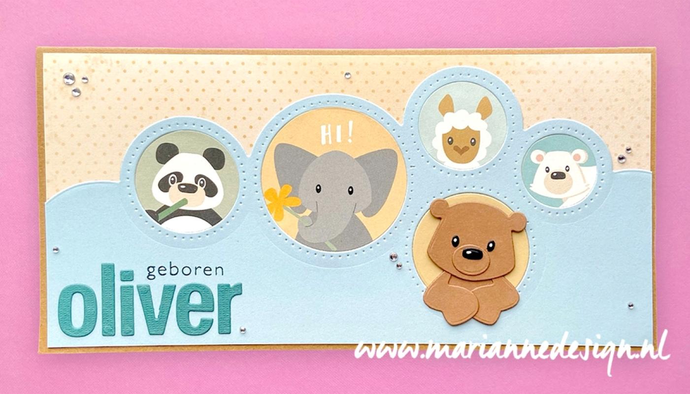 LR0839 Metal Die Marianne Design - Creatables - Layout circles by Marleen