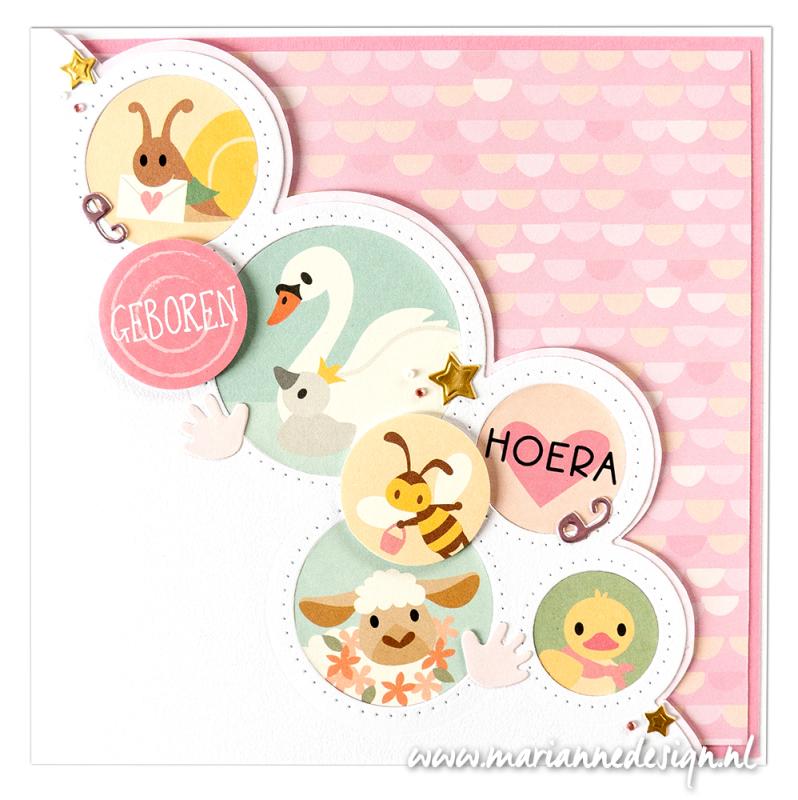 LR0839 Metal Die Marianne Design - Creatables - Layout circles by Marleen