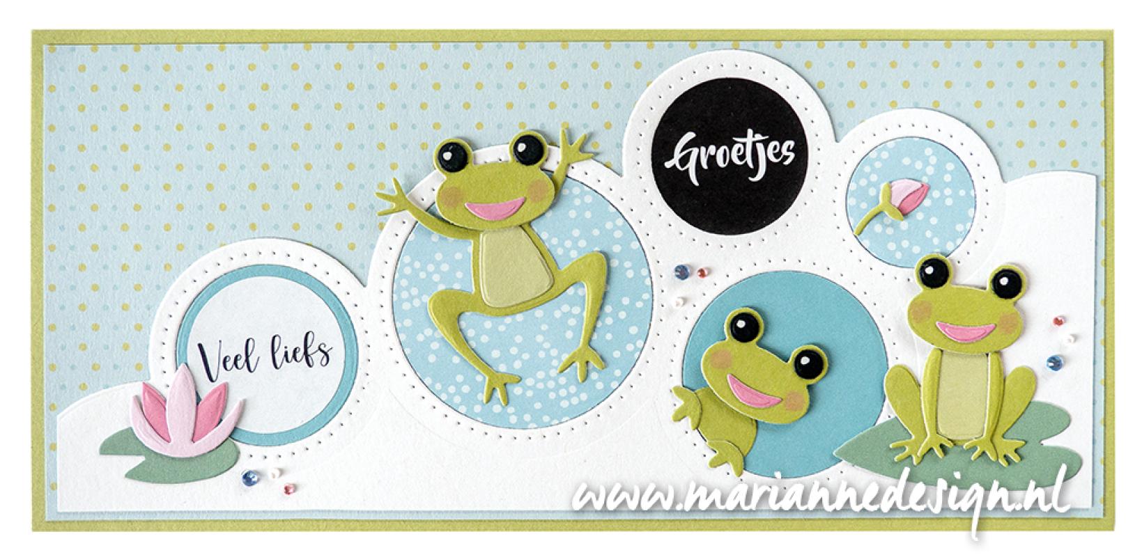 LR0839 Metal Die Marianne Design - Creatables - Layout circles by Marleen
