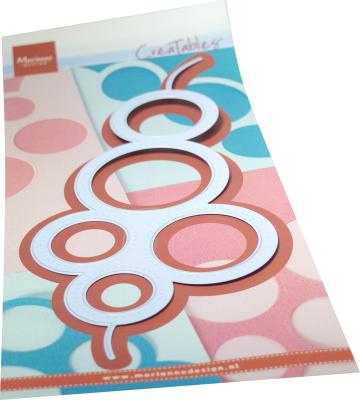 LR0839 Metal Die Marianne Design - Creatables - Layout circles by Marleen