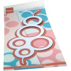 LR0839  Metal Die Marianne Design - Creatables -    Layout circles by Marleen
