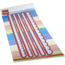 LR0851 Metal Die Marianne Design - Creatable -  Scalloped Borders