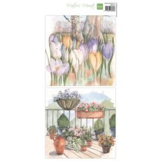 MB0214   one side paper - Marianne Design - Mattie's Mooiste - Spring Garden XL