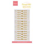 PL4530 Enamel dots - Yellow Glitter