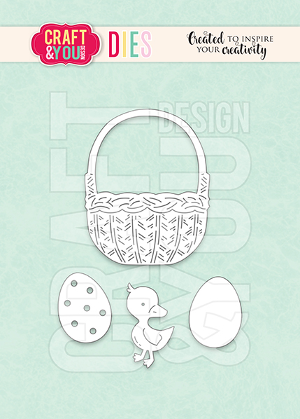 CW270 Cutting Die - Easter Basket - Craft&You Design