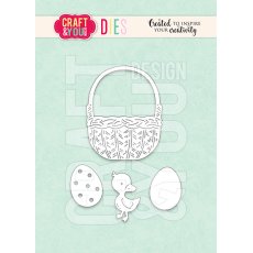 CW270 Cutting Die -  Easter Basket - Craft&You Design