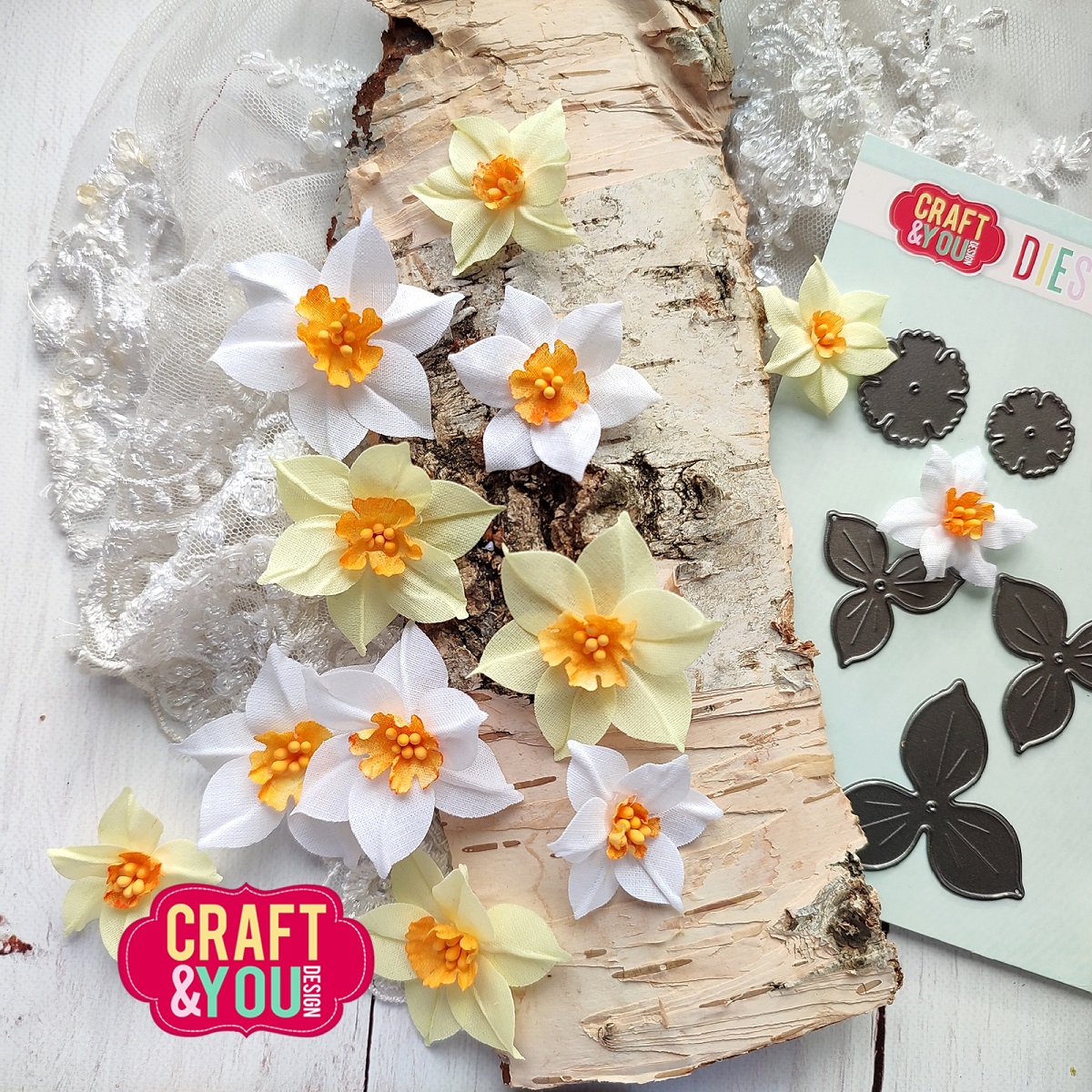 CW277 Cutting Die -Magda's daffodil- Craft&You Design