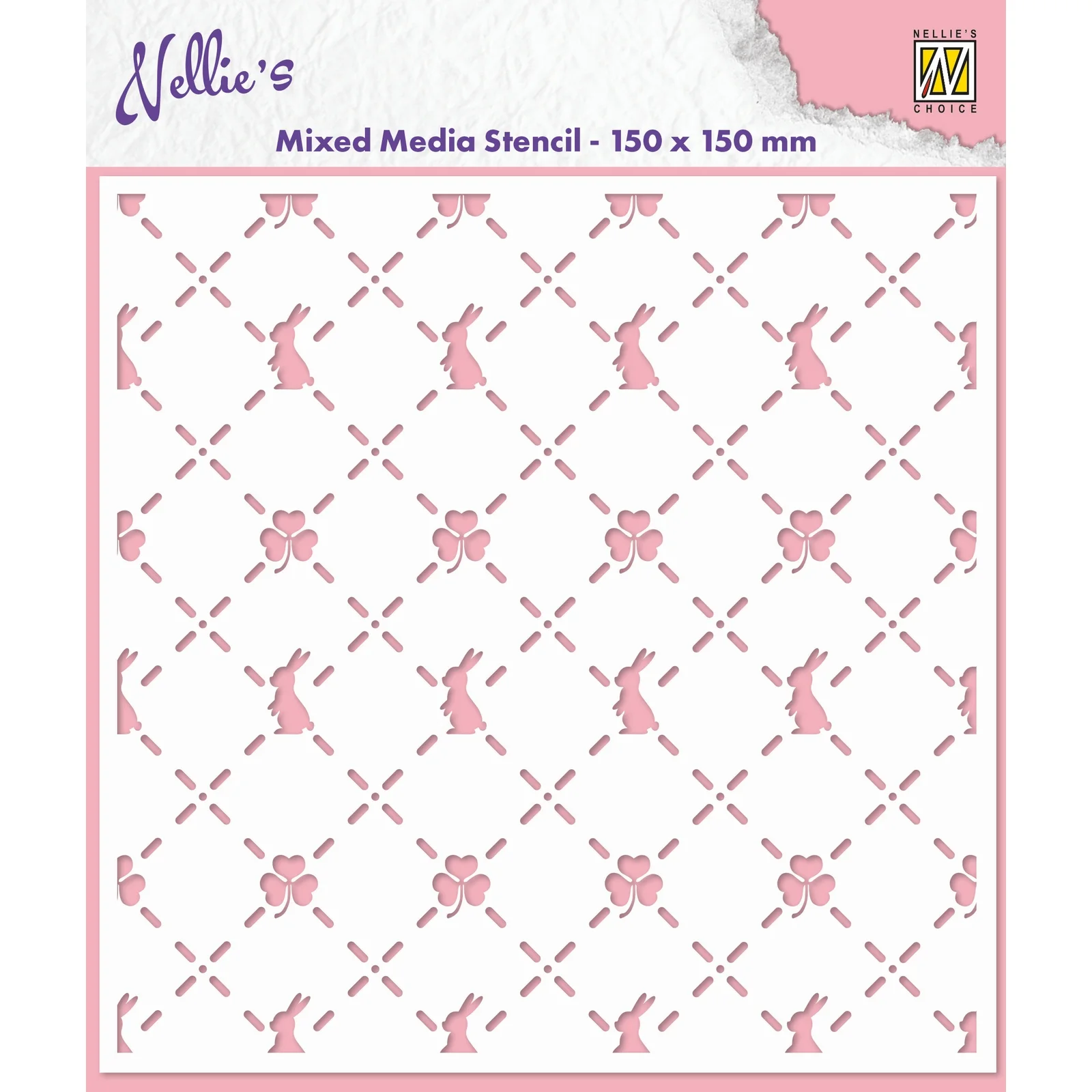 MMS4K-063 Nellie's Choice • Stencil Bunny's and Clovers
