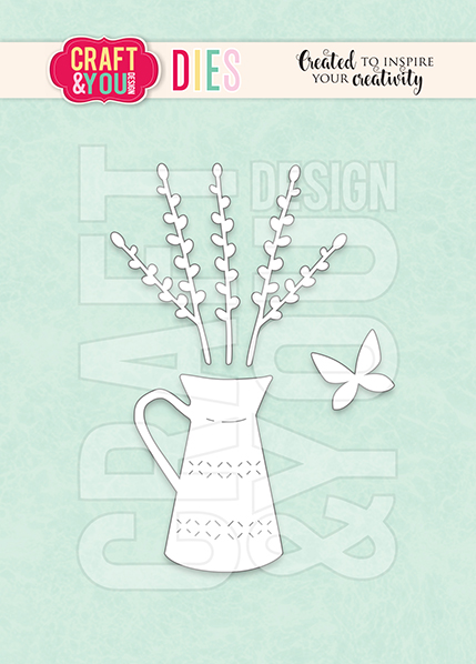 CW272 Cutting Die - Spring jug- Craft&You Design