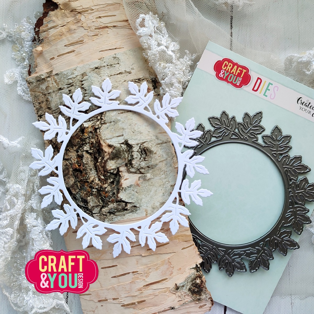 CW273 Cutting Die - Grapevine Wreath Craft&You Design