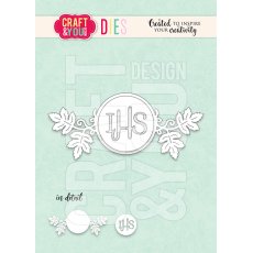 CW276 Cutting Die - IHS and vine branches- Craft&You Design