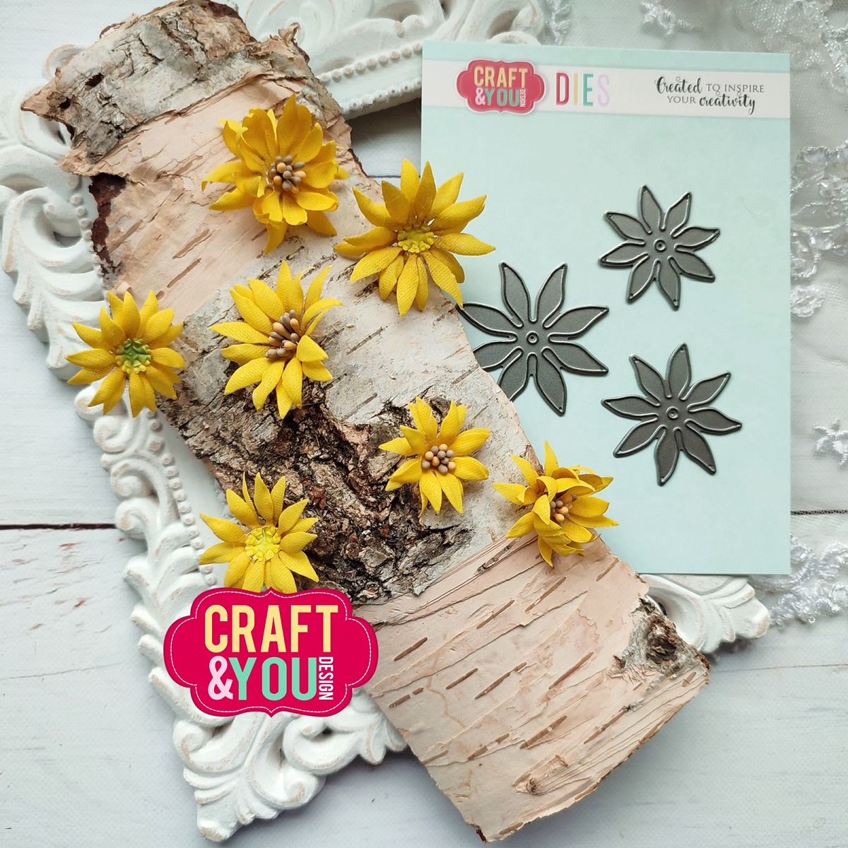 CW280 Cutting Die - Magda's Sunflower - Craft&You Design