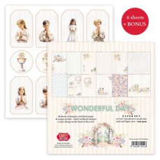 CPS-WON30-6 Paper set 12x12" Wonderful Day - 6 sheets Craft & You Design