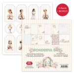 CPS-WON30-6 Paper set 12x12" Wonderful Day - 6 sheets Craft & You Design