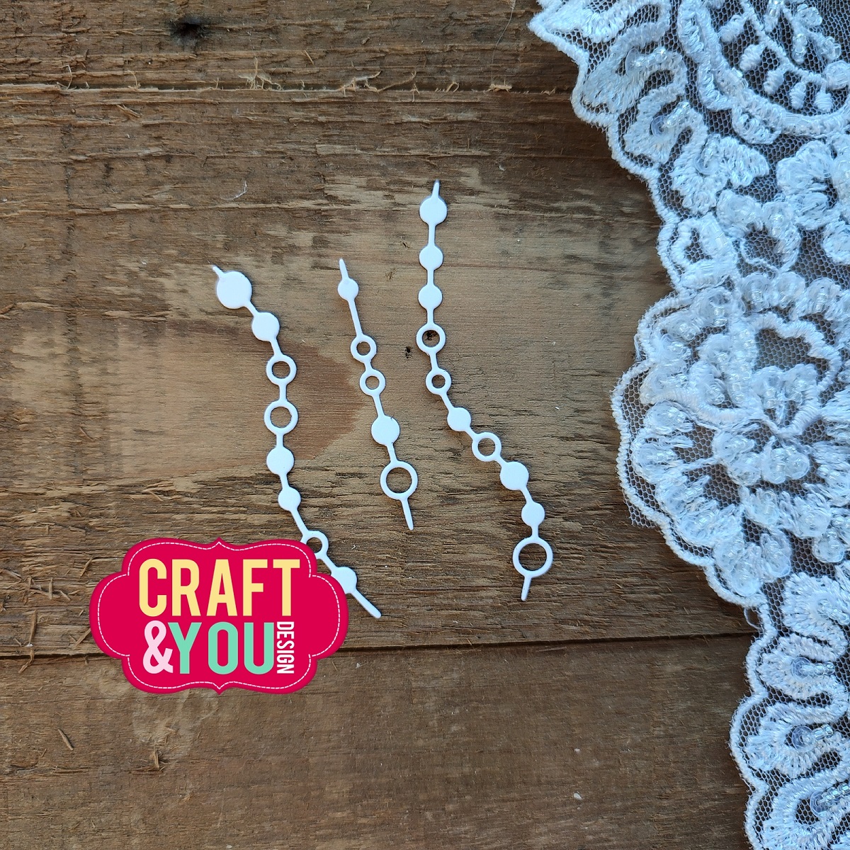 CW284 Cutting die -Decorative Hanging Strip 2 - Craft & You Design