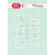 CW284 Cutting die -Decorative Hanging Strip 2 - Craft & You Design