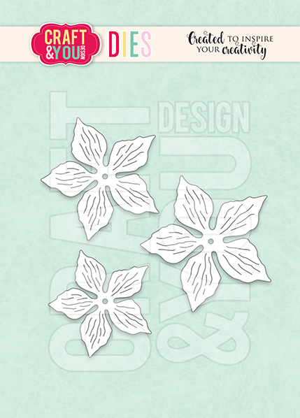 CW285 Cutting die - Mgda's Desert Rose - Craft & You Design