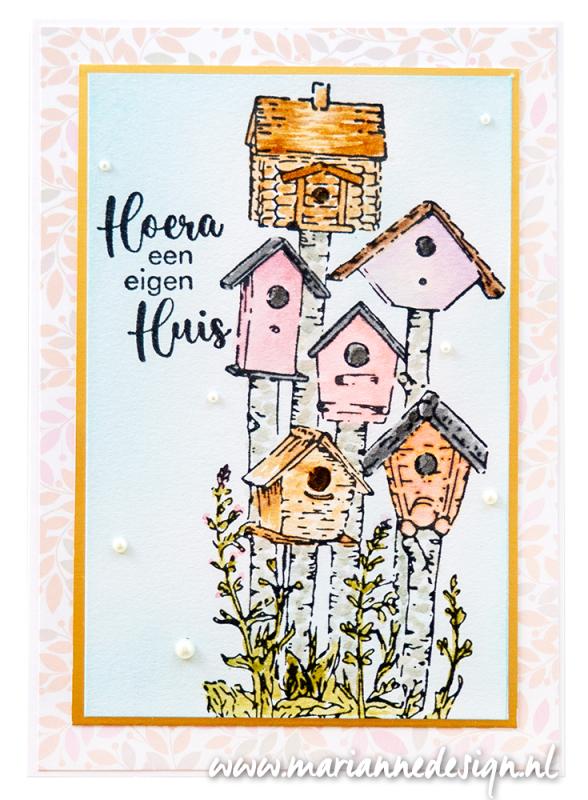 TC0921 Silhouette Art - Tiny's Border - Birdhouses