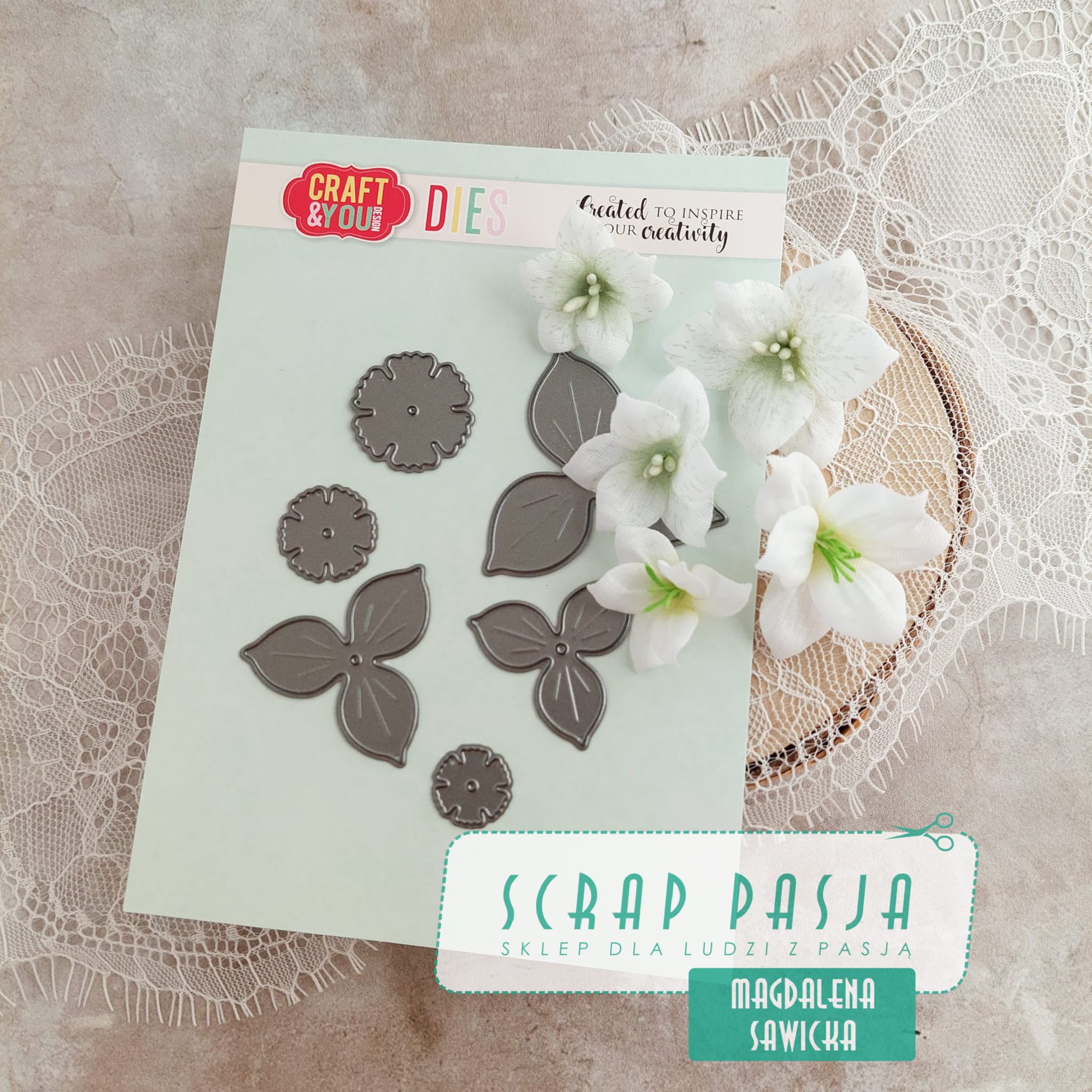 CW277 Cutting Die -Magda's daffodil- Craft&You Design