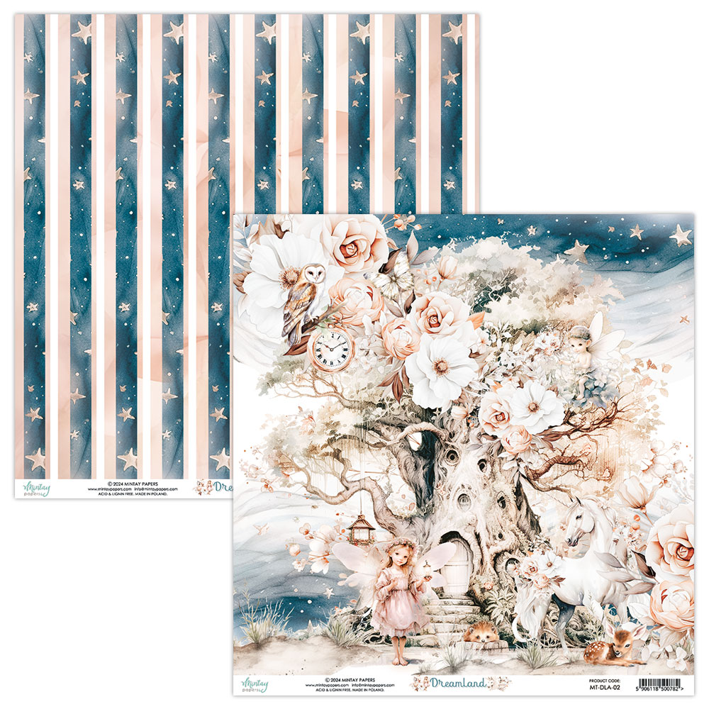 MT-DLA-08 DREAMLAND - paper set 15x15cm