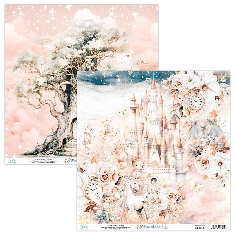 MT-DLA-08 DREAMLAND - paper set 15x15cm