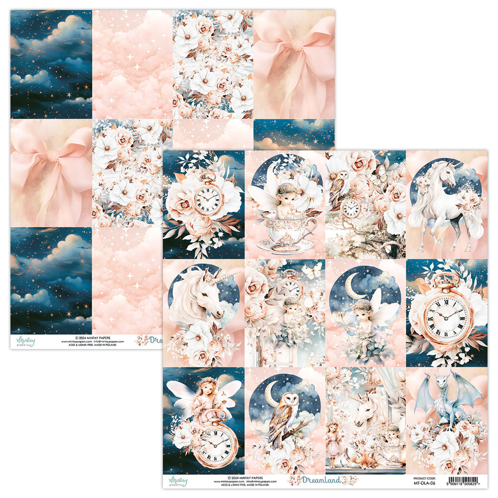 MT-DLA-08 DREAMLAND - paper set 15x15cm