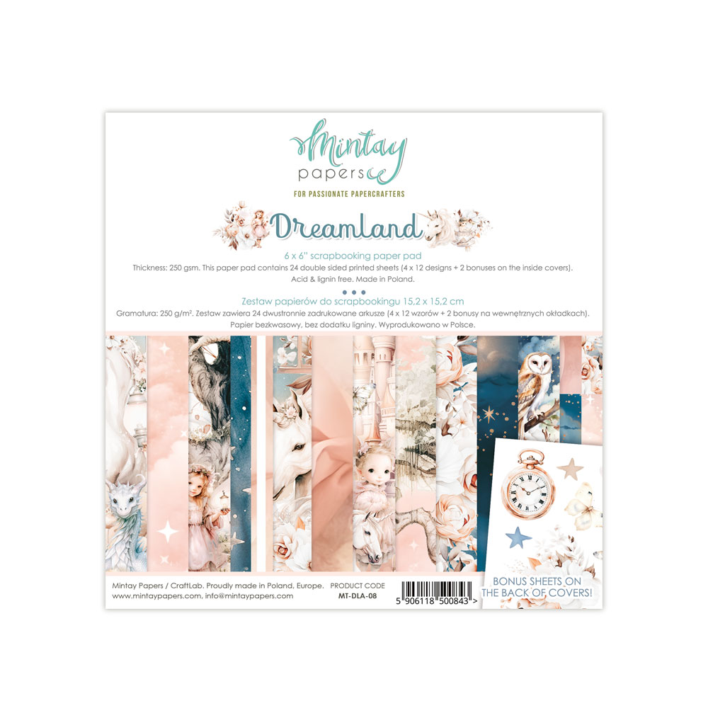 MT-DLA-08 DREAMLAND - paper set 15x15cm
