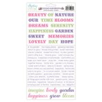 MT-LIL-13 LILAC GARDEN - Paper stickers - words - MINTAY