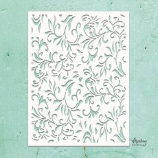 MTK-STEN-32    Mintay Kreativa - Stencil -  Floral Swirls