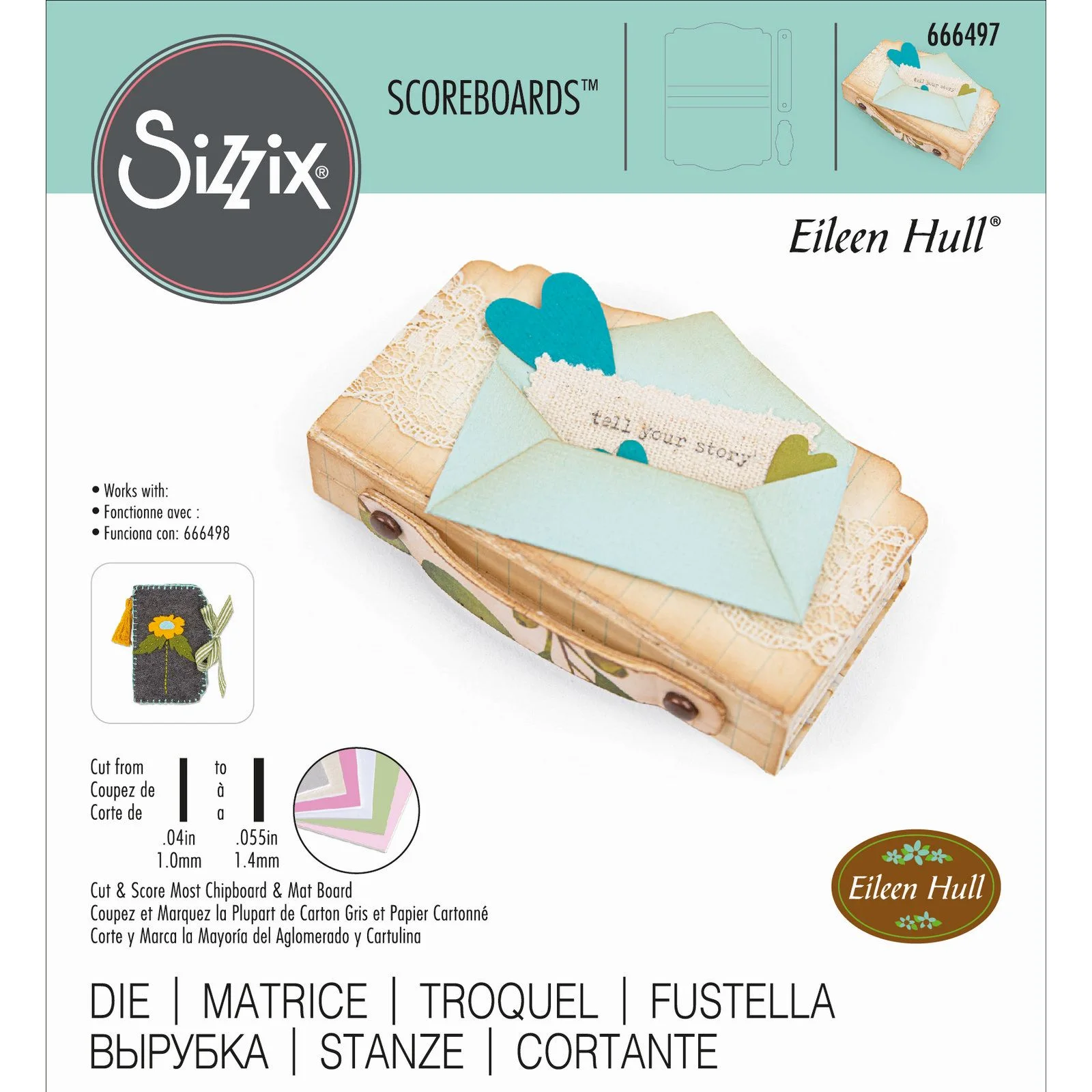 666497 Sizzix • ScoreBoards Die Mini Book