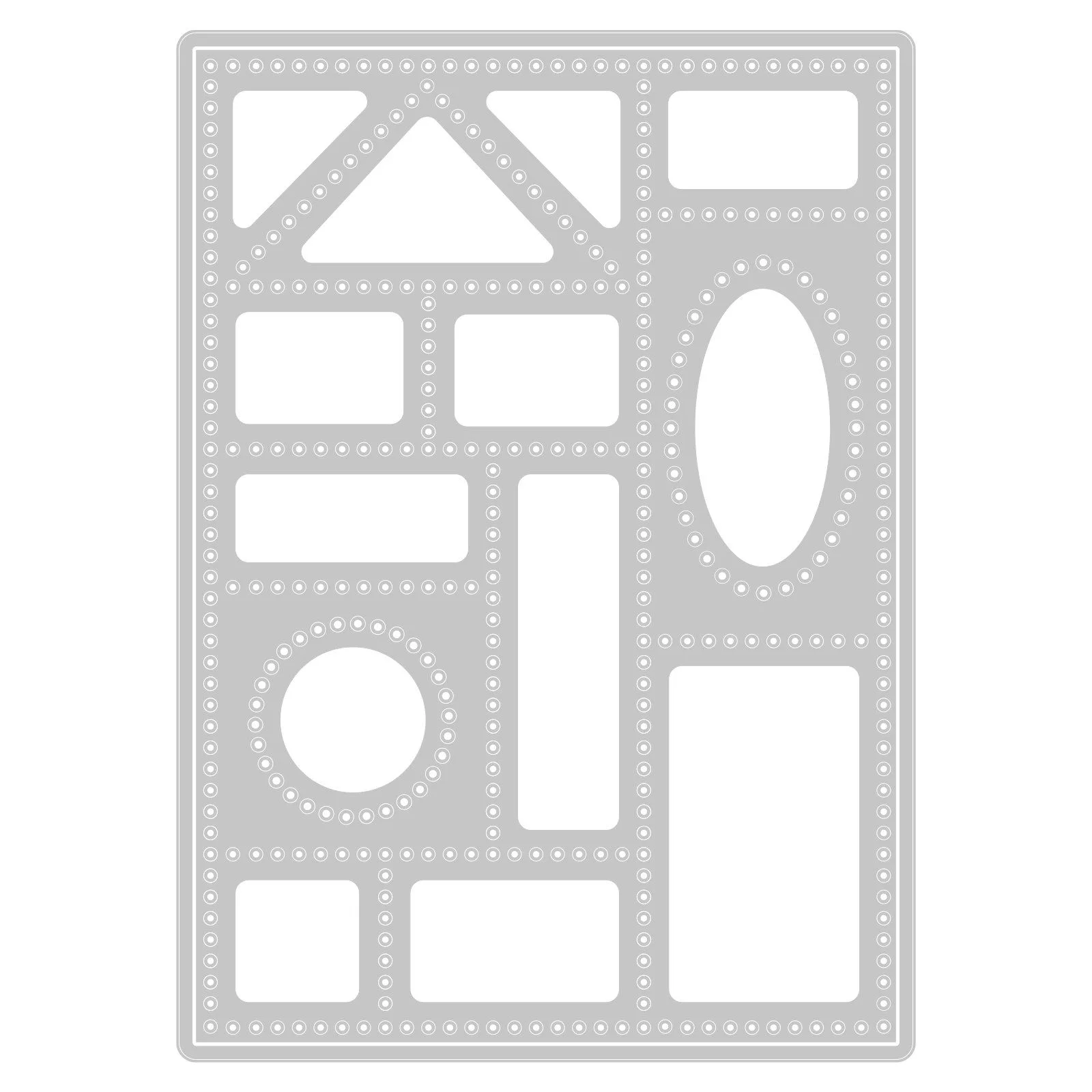 666560 Sizzix • Thinlits Die Set Faux Postage 2pcs