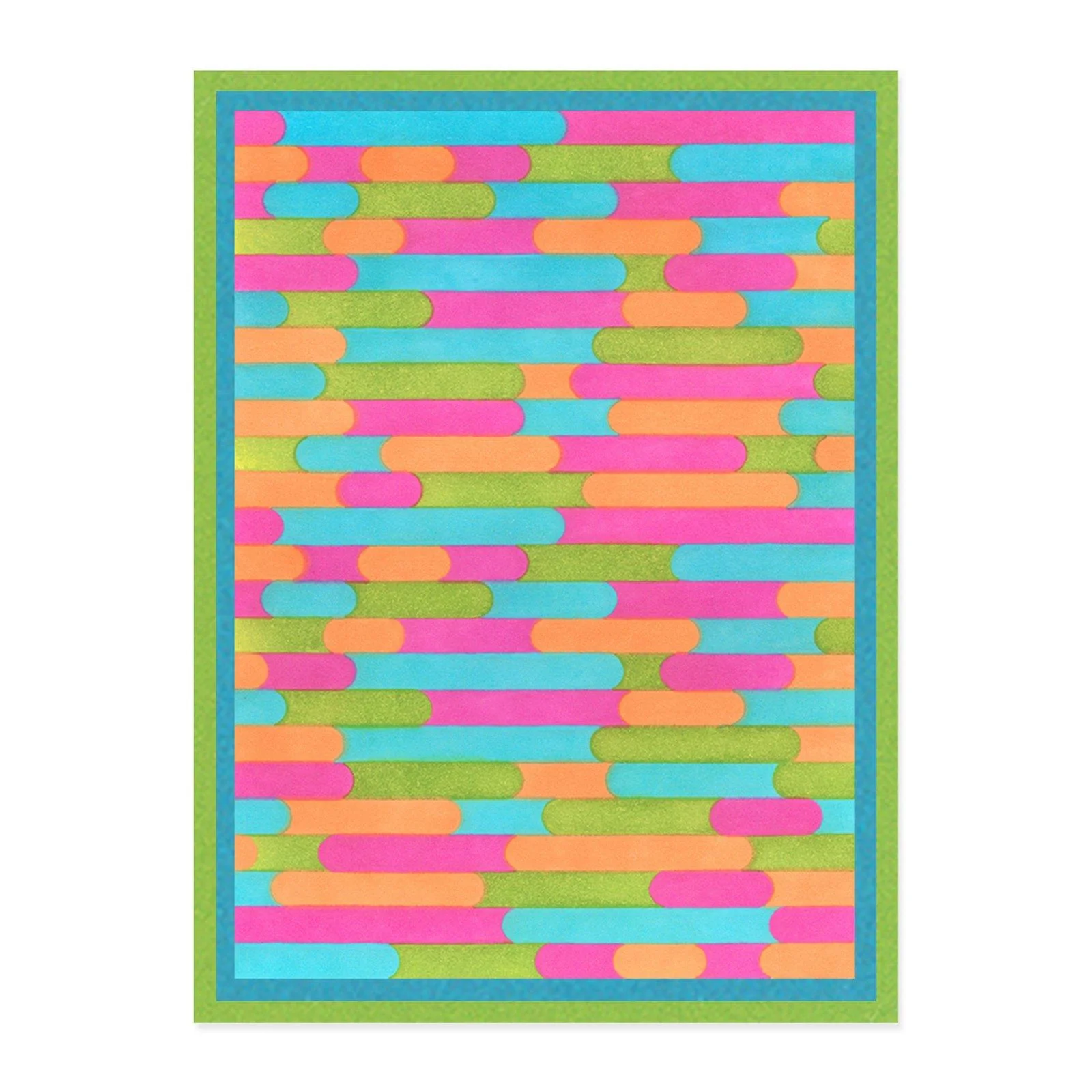 666587 - Sizzix • Cosmopolitan Layered Stencils A6 Downtown 4pcs