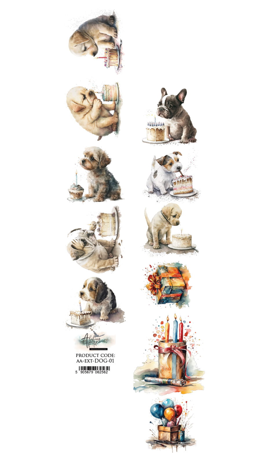 AA-EXT-DOG-01 Alchemy of Art - 1x12''