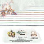AA-HT-12 Alchemy of Art - 6x6'' - A SET OF PAPERS - Happy Time