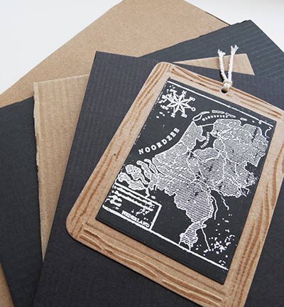CA3114 Marianne Design - Crafters Cardboard - Cardboard Black