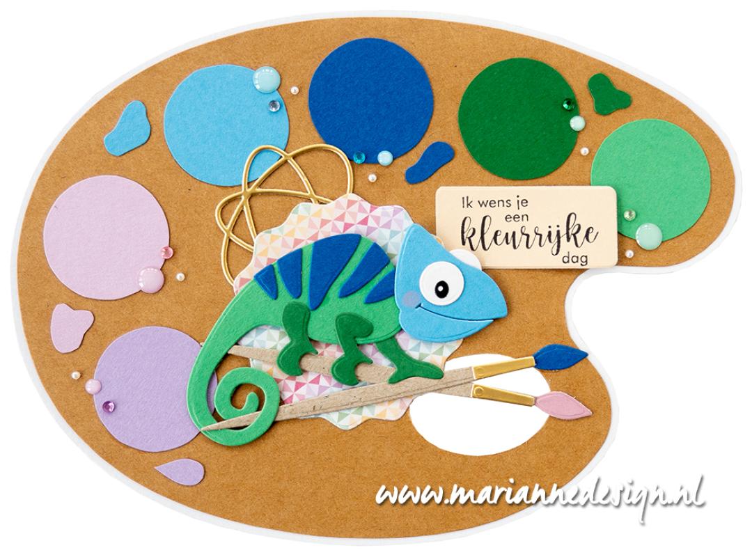 PS8156 Mask Marianne Design - Craft Stencil - Craft Stencil - Palette