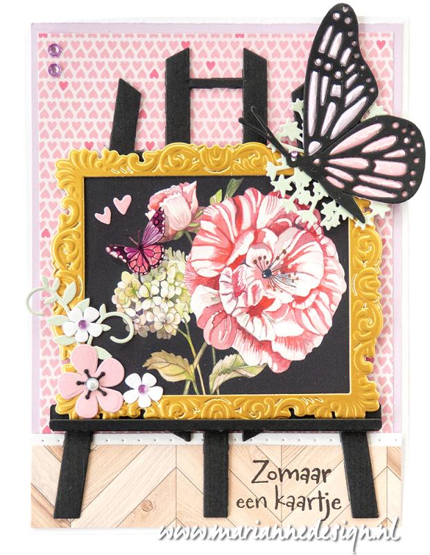 CR1654 Metal Die Marianne Design - Craftable - Easel