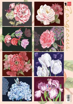 EWK1285 A4 one side paper - Marianne Design - Gorgeous - Paintings