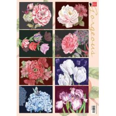 EWK1285 A4 one side paper - Marianne Design - Gorgeous - Paintings