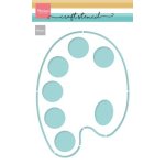 PS8156 Mask Marianne Design - Craft Stencil - Craft Stencil - Palette