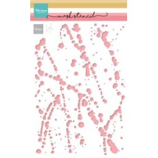PS8157  Mask Marianne Design -  Mask Stencil - Tiny's Spilled Paint