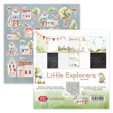 OK-LE30 Okładka od zestawu Little Explorers Craft & You Design - double-sided 30,5x30,5 cm