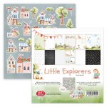 OK-LE30 Okładka od zestawu Little Explorers Craft & You Design - double-sided 30,5x30,5 cm