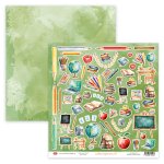 CP-LE07 Elements for self-cutting out 12x12" Little Explorers 07