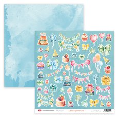 CP-LE08 Elements for self-cutting out 12x12" Little Explorers 08