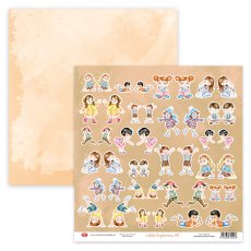 CP-LE09 Elements for self-cutting out 12x12" Little Explorers 09