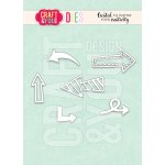 CW288  Cutting Die -  Arrows  - Craft&You Design