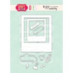 CW291 Cutting Die - Polaroid frame set - Craft&You Design