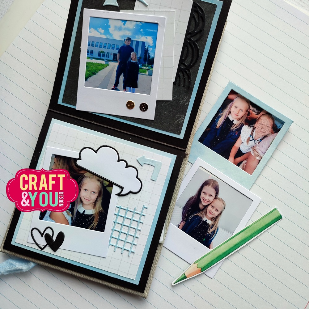 CW291 Cutting Die - Polaroid frame set - Craft&You Design