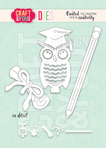 CW292 Cutting Die - Set with owl - Craft&You Design